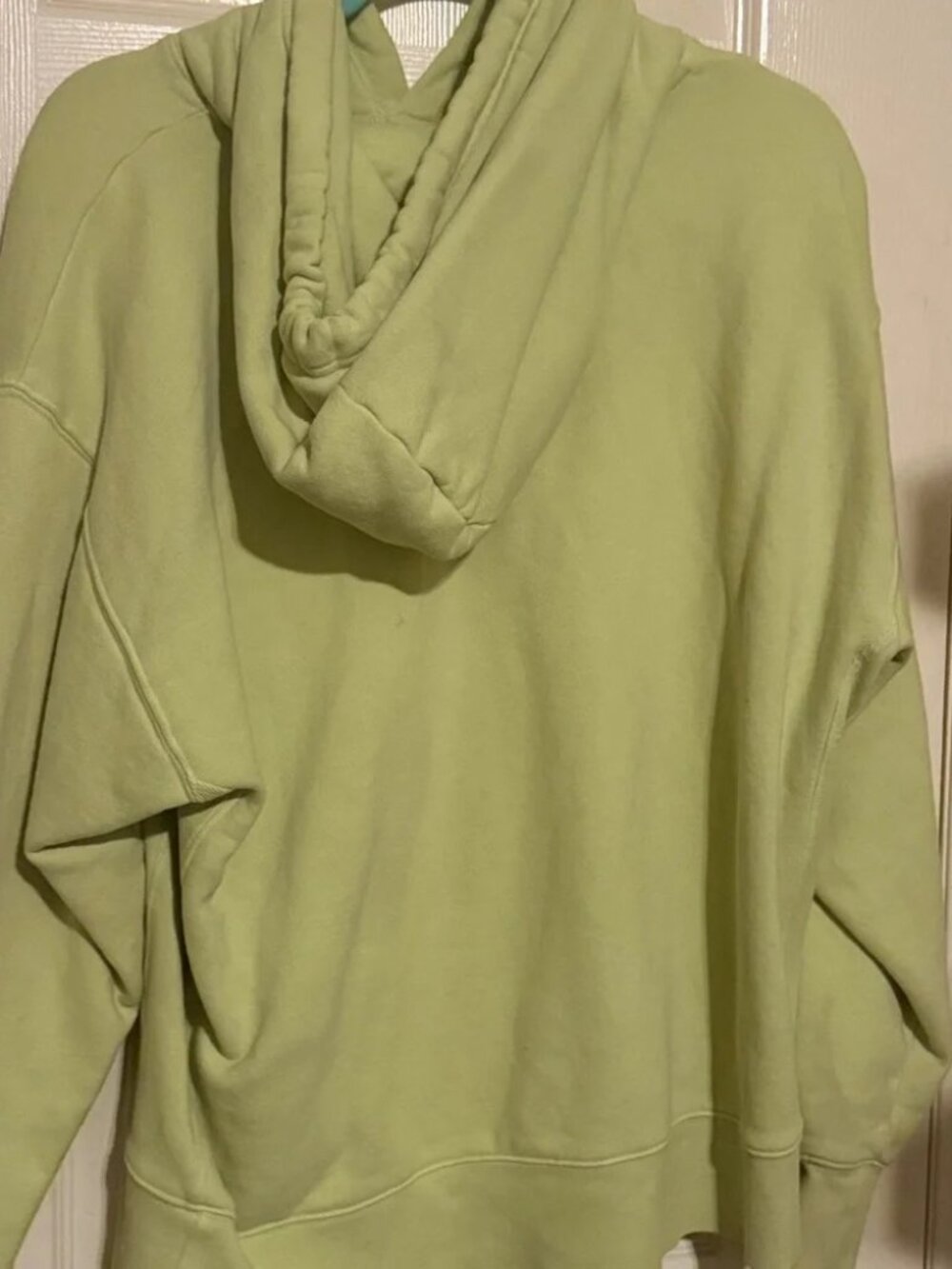 Aritzia Lime Green Tna Cozy Fleece Hoodie - Picture 2 of 3